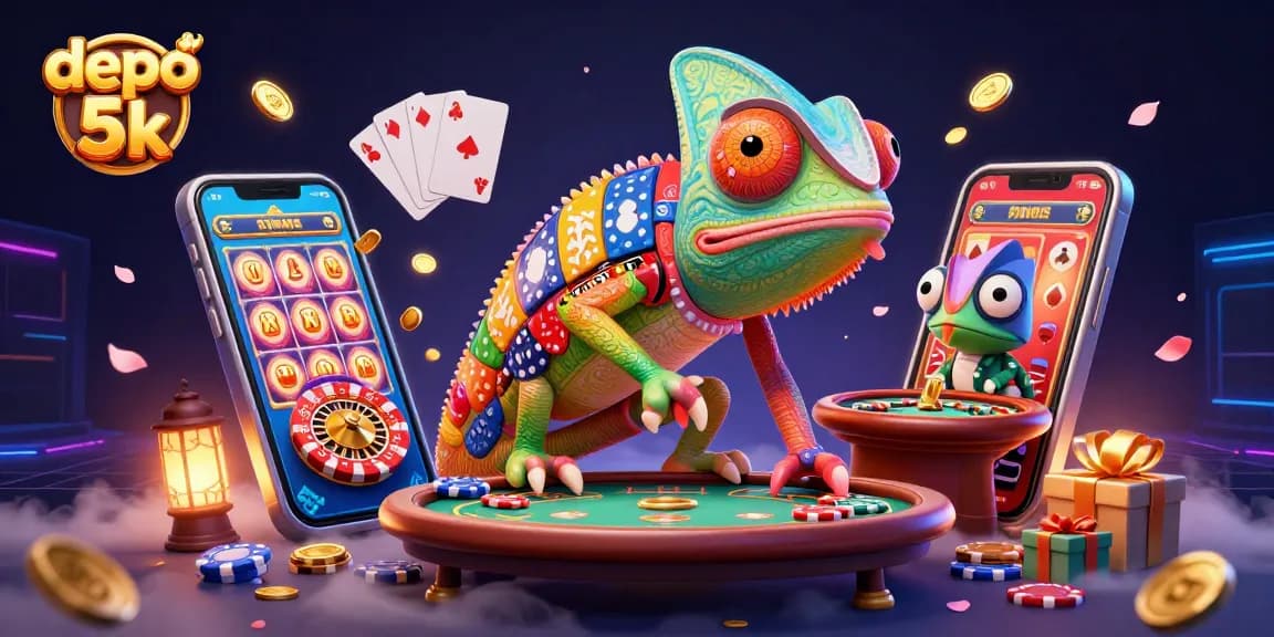 Menangkan jackpot dengan depo 5k yang penuh dengan permainan slot menarik dan kepingan emas.