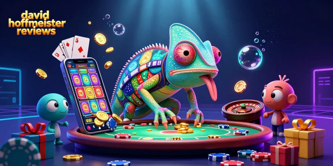 Engage with dynamic david hoffmeister reviews in this vibrant casino scene, featuring immersive slot action.