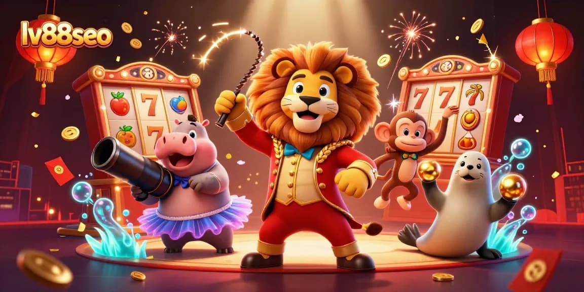Experience thrilling entertainment with lv88seo featuring a dynamic casino scene full of excitement.