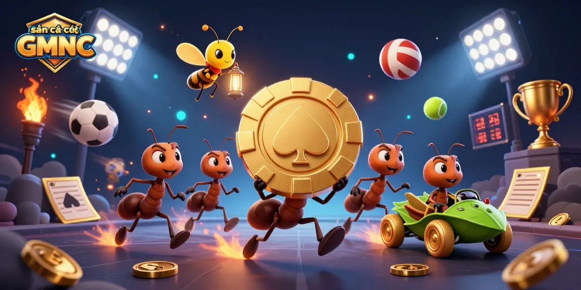 Experience the excitement of sàn cá cược GMNC with animated characters during a high-stakes heist!