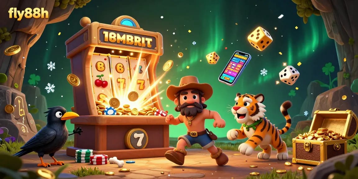 Experience exhilarating gameplay with fly88h at a prehistoric casino featuring vibrant characters and dynamic elements.