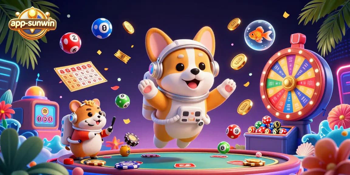 Engage with app-sunwin in an exciting space casino adventure with dynamic lottery themes.