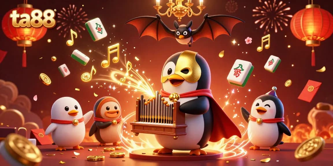 Experience exciting gameplay at ta88 with a lively scene filled with energetic characters and vibrant casino elements.