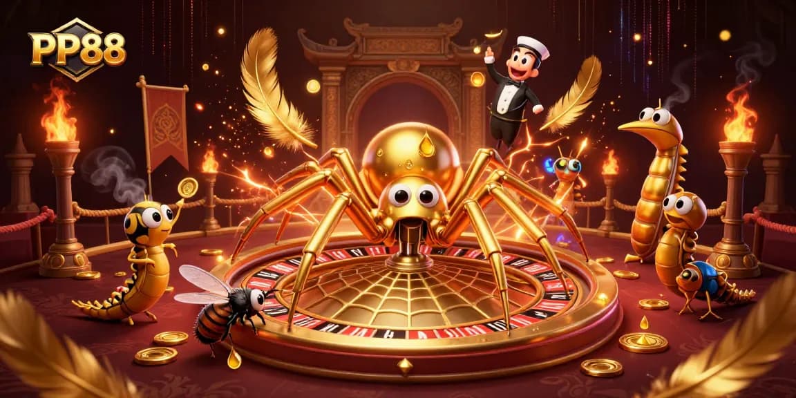 Place bets at PP88 in thrilling online casino environment with dynamic characters.