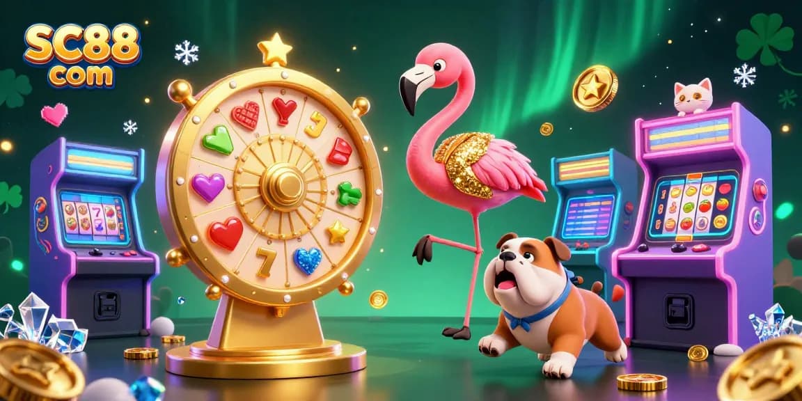 Engage and win at SC88 com with a vibrant casino game night featuring slots and 3D game elements.