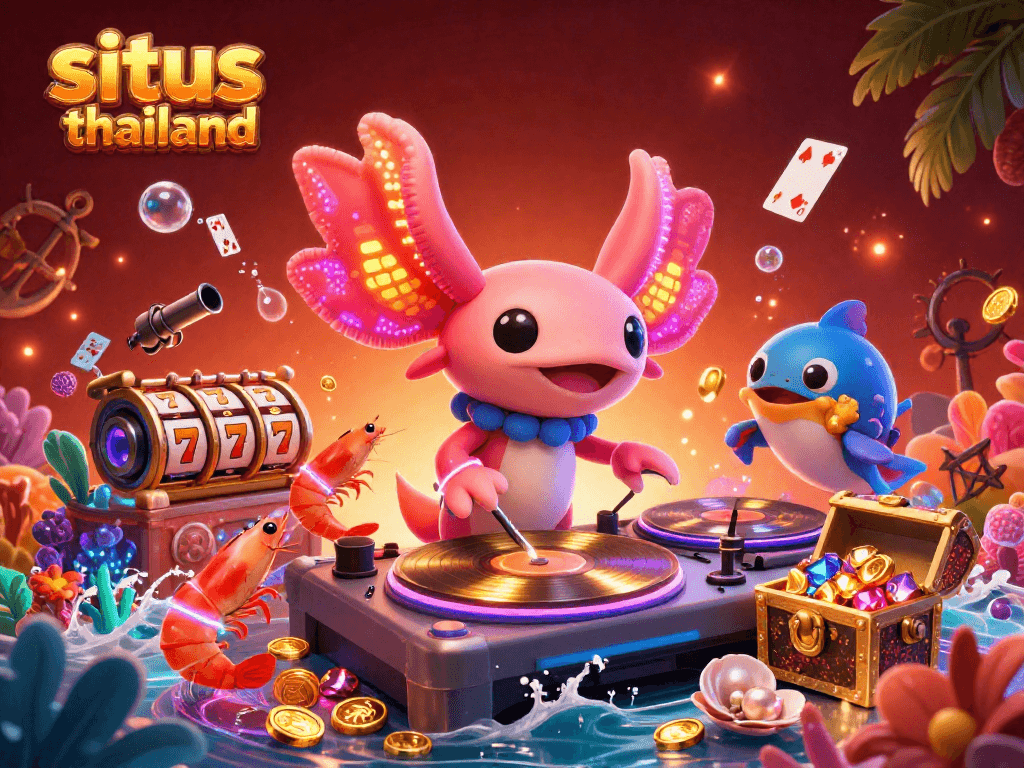 Experience the excitement of situs thailand with vibrant slot games and a lively underwater party scene.