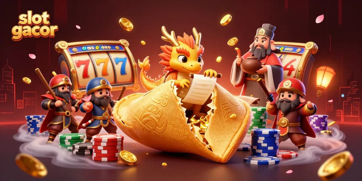 Experience thrilling slot gacor gameplay with engaging animated characters and vibrant casino elements.
