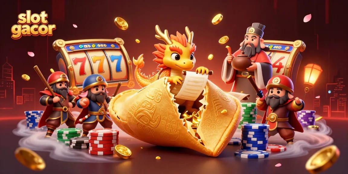 Experience thrilling slot gacor gameplay with engaging animated characters and vibrant casino elements.