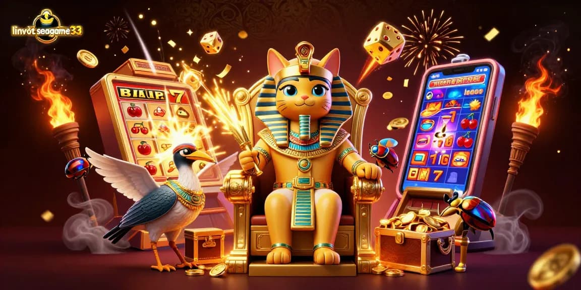 Play the engaging games of linhvậtseagame33 with vibrant visuals and dynamic casino elements.