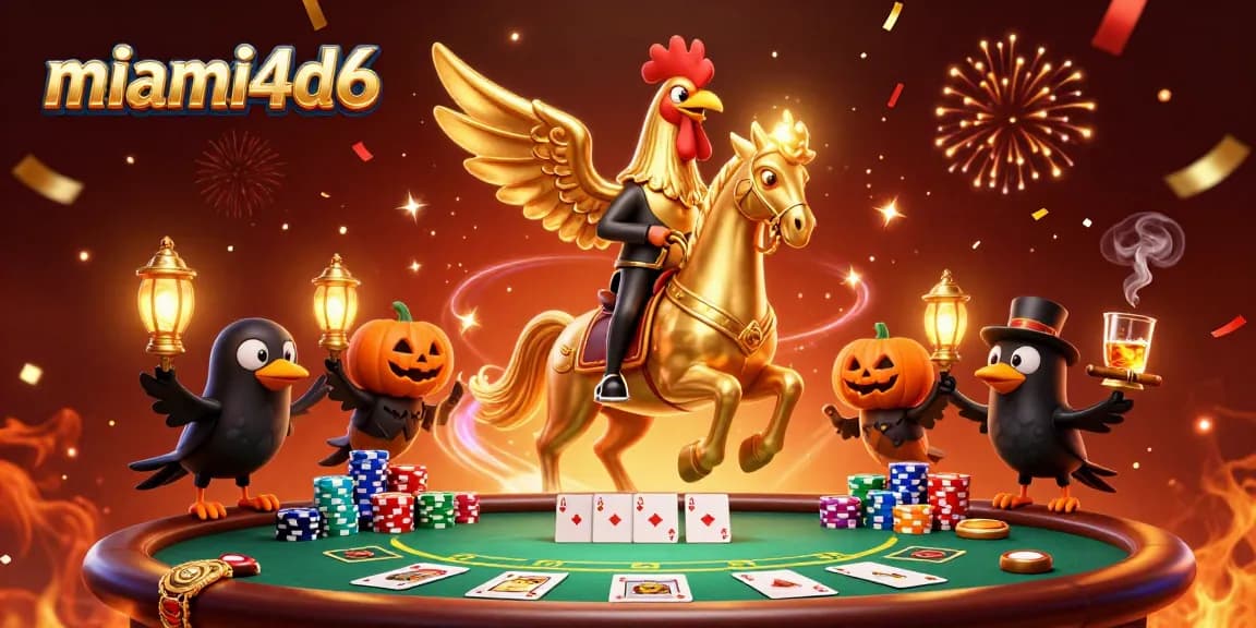 Experience the thrilling action of miami4d6 in a magical casino scene.