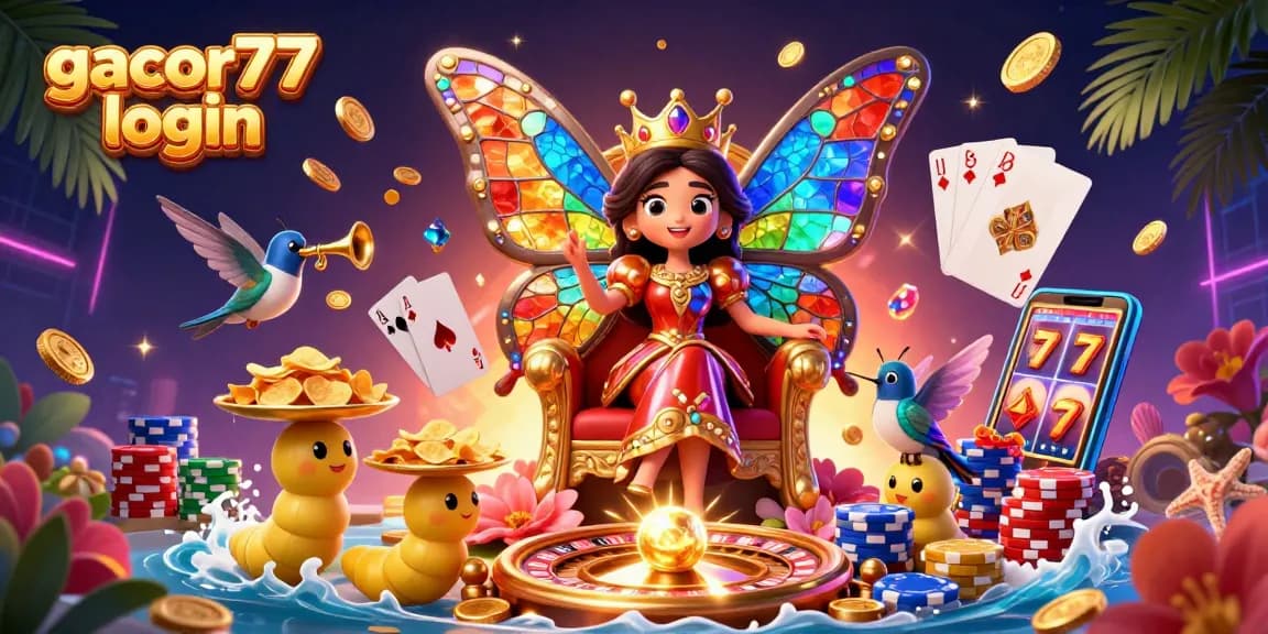 Masuki dunia fantastis dengan gacor77 login, sambil menikmati keseruan permainan di kasino yang penuh warna.