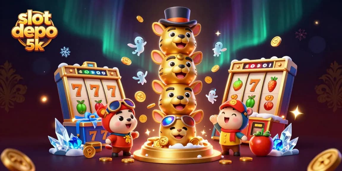 Engage with the exciting slot depo 5k experience featuring vibrant 3D elements and captivating characters.