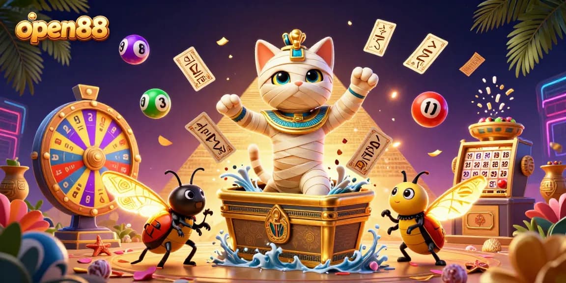 Experience the thrilling excitement of open88 with vivid 3D casino characters and dynamic game elements.