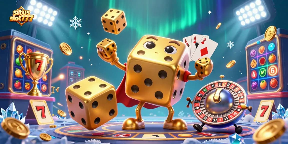 Situs slot777 menampilkan aksi seru dalam permainan slot dengan elemen jackpot dan simbol keberuntungan lainnya.