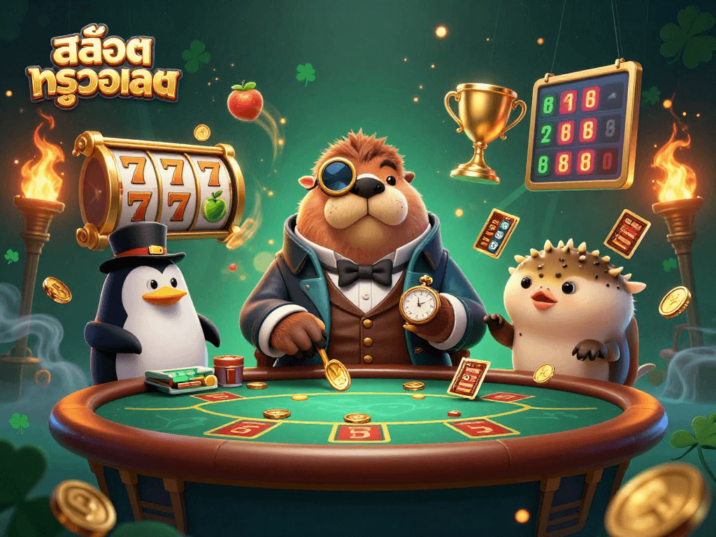เพลิดเพลินกับเกมสล็อตออนไลน์ สล็อตทรูวอเลท พร้อมตัวละครที่น่าสนใจในบรรยากาศคาสิโนและเงินรางวัล