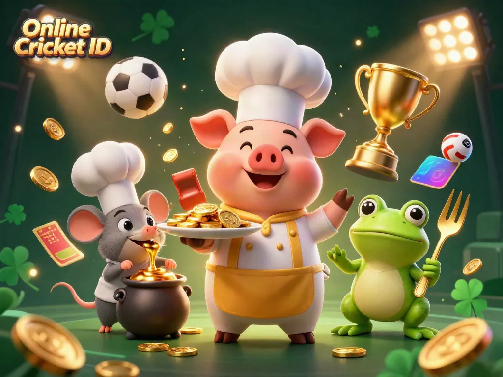 Bet smart with an Online Cricket ID featuring engaging characters in a vibrant, action-packed betting scene.