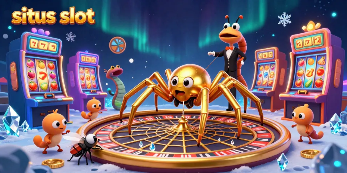 Slot gacor menarik perhatian dengan karakter unik dalam ilustrasi yang ceria.