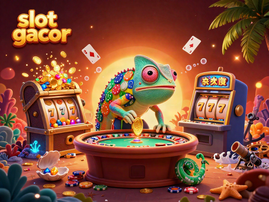 Slot gacor menawarkan berbagai permainan slot dengan pemandangan kasino yang hidup dan dinamis