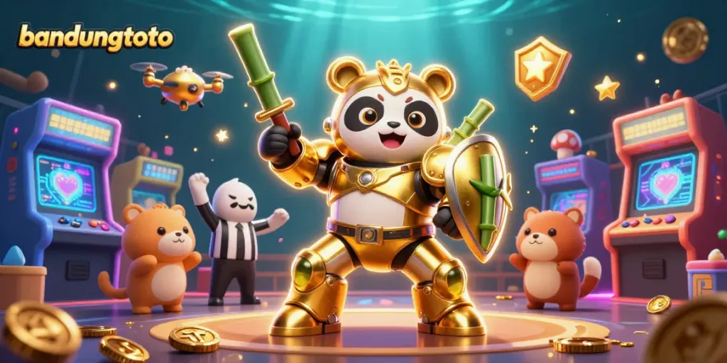 Experience the excitement of bandungtoto with vibrant gaming elements showcasing thrilling casino adventures.