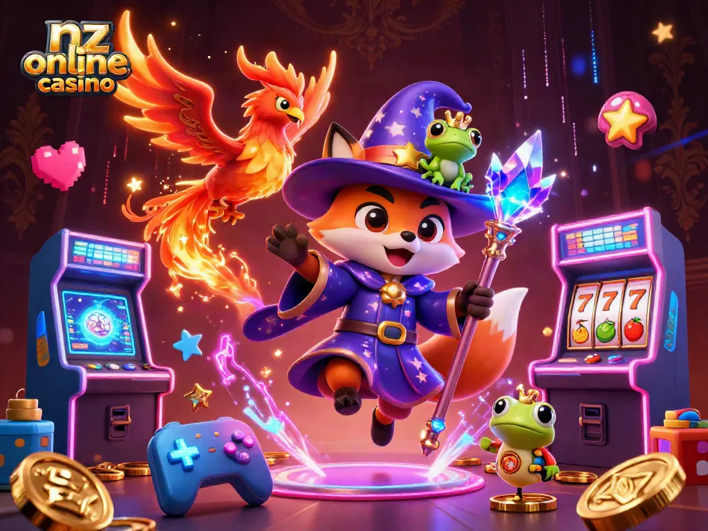 Experience the excitement of nz online casino with a dynamic fantasy gaming scene full of magic and fun!