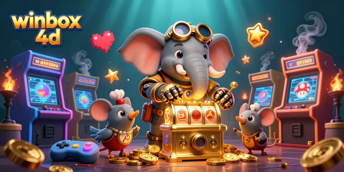 Experience thrilling wins at winbox 4d with steampunk-themed slot machine action!