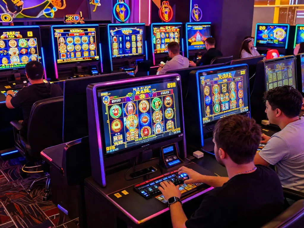 Exciting raja slot gaming environment showcasing online players and vibrant graphics.
