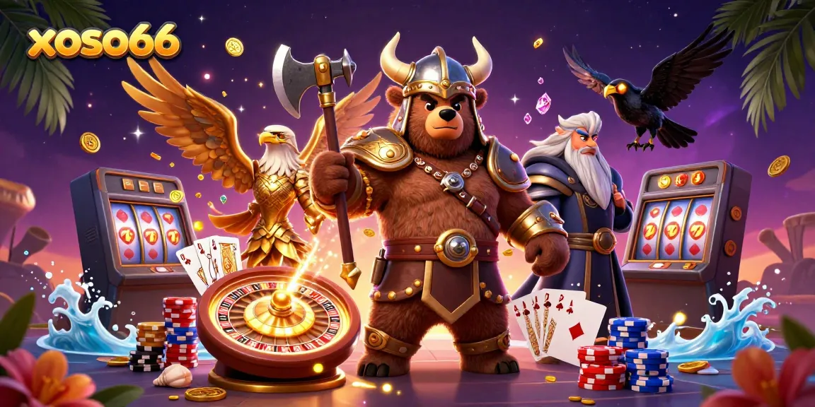 Engage with thrilling xoso66 gameplay featuring vibrant casino elements and characters in action.