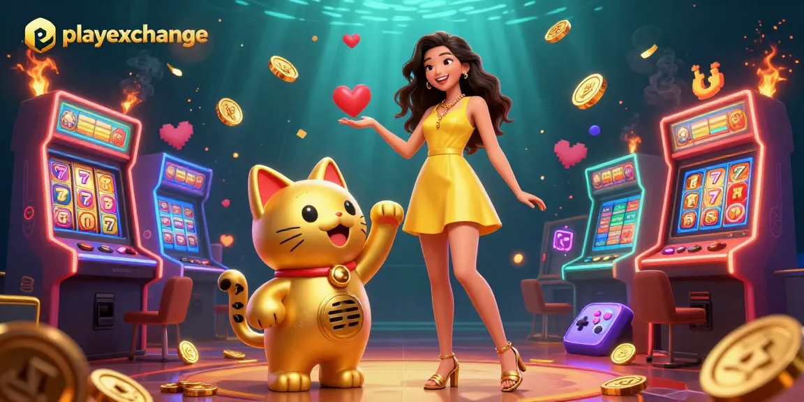 Engage in exciting gameplay with playexchange, where vibrant arcade elements and lucky symbols bring fortune.