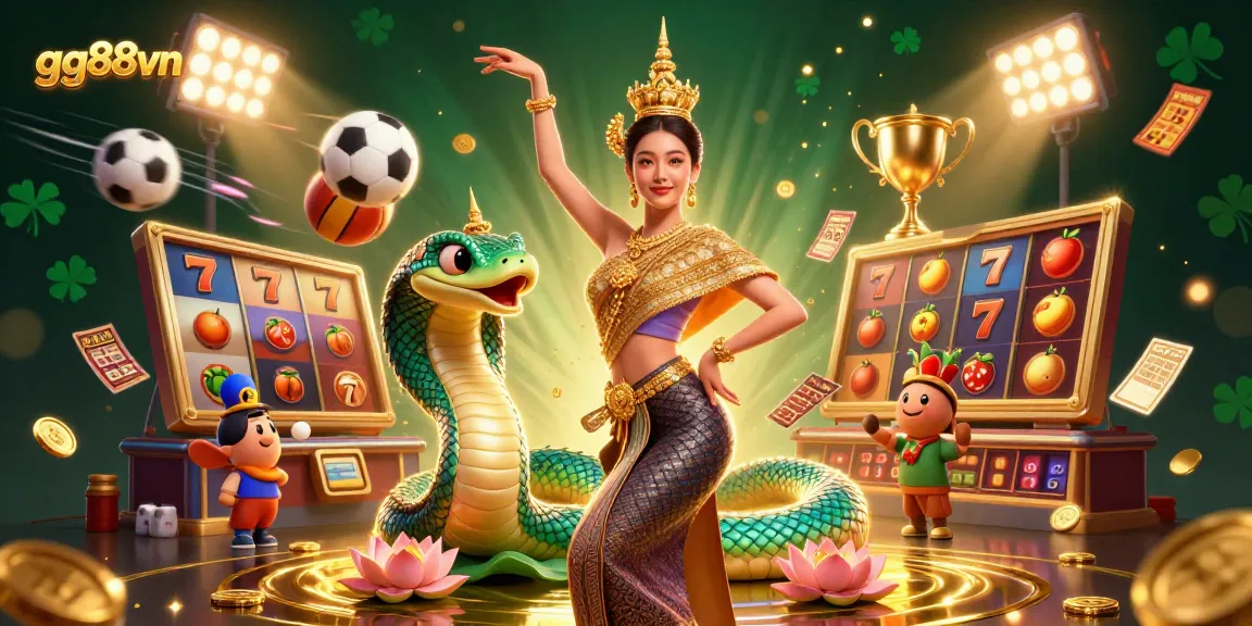 Spin the reels at gg88vn with exciting slot games and winning opportunities surrounded by dazzling elements.