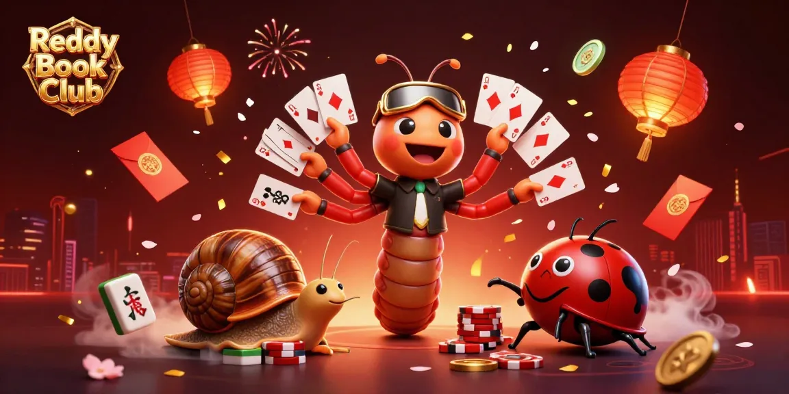 Reddy Book Club brings thrilling betting excitement with a dealer showcasing dynamic playing cards.