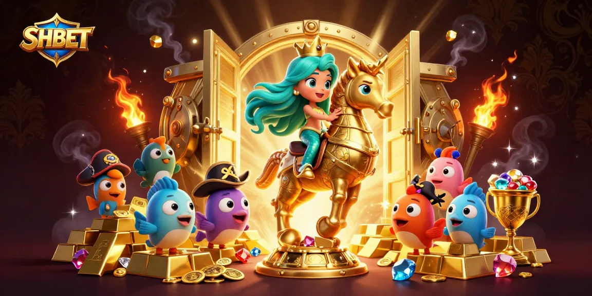 Engage in thrilling gaming action at SHBET with captivating illustrations of casino delights.