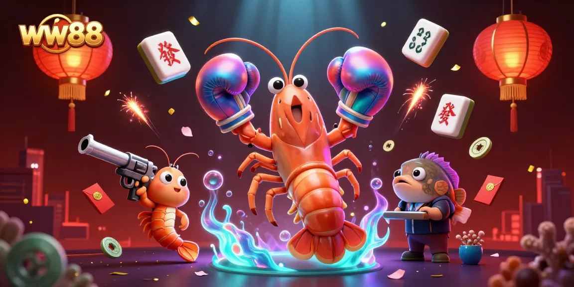 Win big at ww88 with a vibrant 3D illustration showcasing a dynamic casino atmosphere.